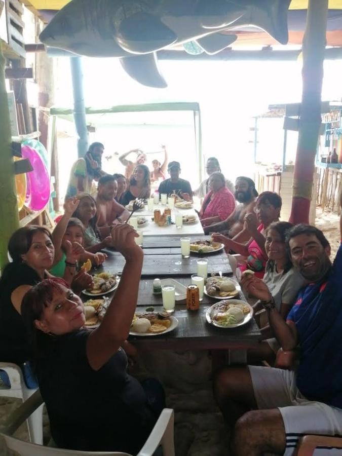 Hostel A Orilla Del Mar En Baru Kartagena Zewnętrze zdjęcie